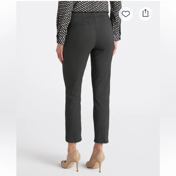 Tribal Fia Curved Hem Pant in Black - Picture 2 of 4